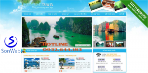 thiet ke website du lich