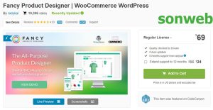 Plugin Fancy product designer download