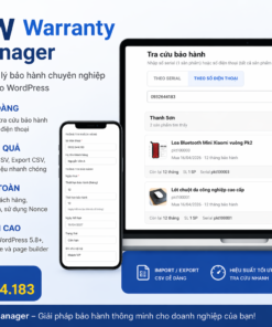 Plugin Tra Cứu Bảo Hành Chuyên Nghiệp Cho Website WordPress