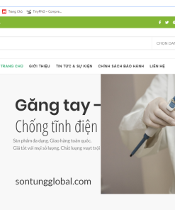Mẫu Website bán hàng sản phẩm thiết bị công nghiệp chuẩn SEO