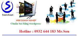 Thiết kế website doanh nghiệp tại tphcm bằng wordpress