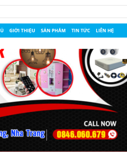 Mẫu website bán thiết bị điện tử thông minh chuẩn SEO