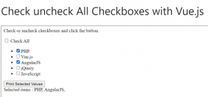 all checkbox vue.js