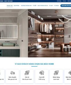 Mẫu website nội thất sofa sw01