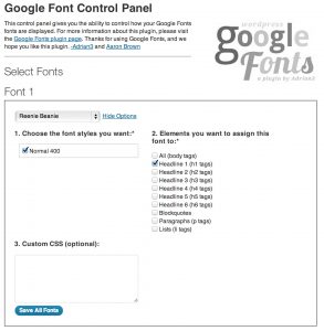 Hướng dẫn cài đặt font cho google