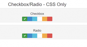 tạo checkbox radio đẹp từ boostrap và css