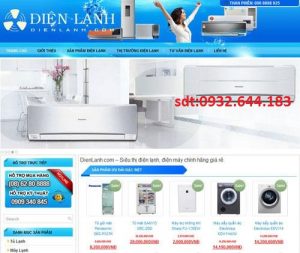 thiet ke web dien tu dien lanh tphcm