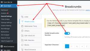 Tích hợp Breadcrumb Rank Math Seo vào  Flatsome