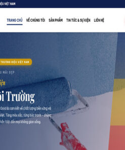 Mẫu website bán sơn htppaint sw022