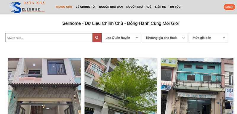 Mẫu website bds sw055