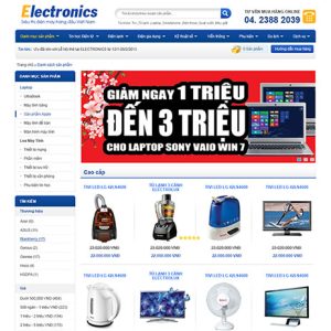 thiet ke website dien may gia re bang wordpress