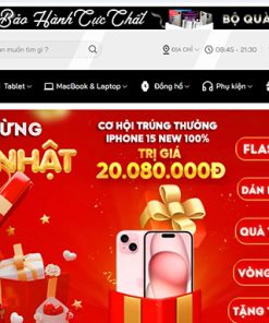 Mẫu website cửa hàng di động sw02