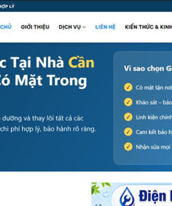 Mẫu website sửa máy lọc nước tại Cần Thơ sw22