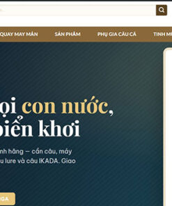 Mẫu website bán đồ câu cá sw-shgroup 01