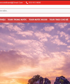 Mẫu website bán tour du lịch sw042