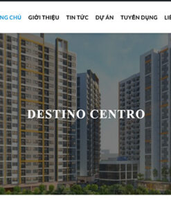 Mẫu website căn hộ DESTINO CENTRO sw02
