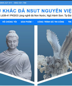 Mẫu website điêu khắc đá sw033