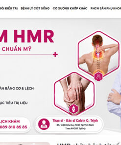 Mẫu website phòng khám phục hồi chức năng sw02