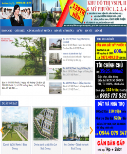 mẫu website bất động sản myphuoc3