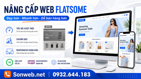 Dịch vụ Nâng Cấp Web Sử Dụng Flatsome