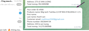 Gửi thông báo khi có đơn hàng mới Woocommerce qua Telegram và Facebook