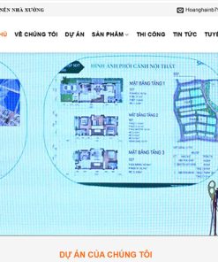 Mẫu website nhà đất Bình Dương 02