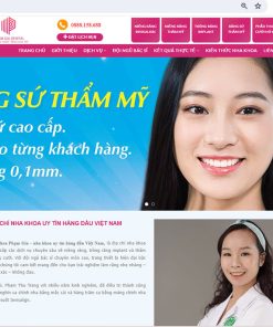Mẫu website phòng khám nha khoa