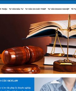 Website công ty dịch vụ luật skylaw