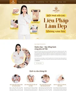 Mẫu website spa Hadoo sw094