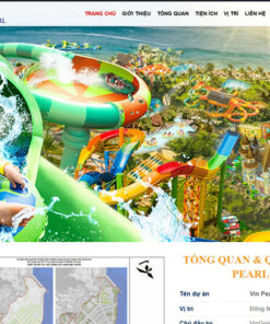 Mẫu website landing Page Vinpear sw02