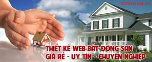 Thiết kế website bất động sản chuyên nghiệp giá rẻ