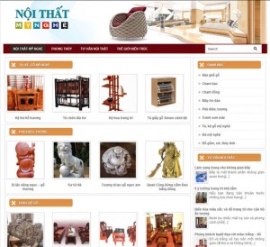 Thiết kế web kinh doanh đồ gỗ nội thất