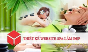 Thiêt kế website làm đẹp spa