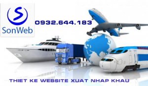 thiet ke website xuat nhap khau