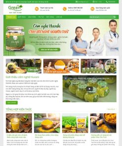 Website bán sản phẩm tinh bột nghệ sw01