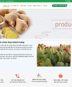 Mẫu website Nopal Xương Rồng